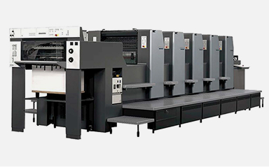 Heidelberg Speedmaster 72 FP,  5-секционная машина с лакированием