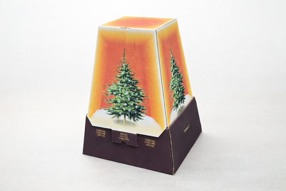 Коробка для новогодней ёлки