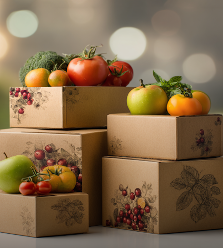 Картонная упаковка для продуктов питания