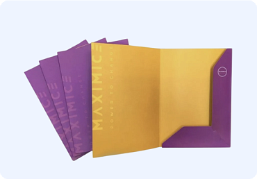 Картонные папки с печатью на заказ - типография Принтомир