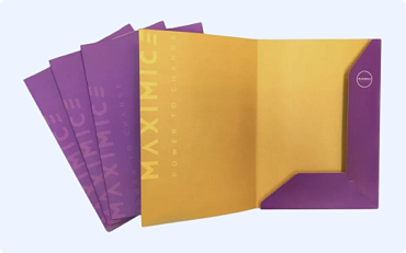 Картонные папки с печатью на заказ - типография Принтомир