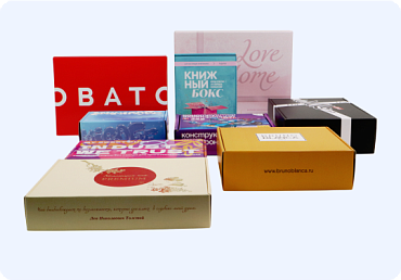 Коробки с печатью на заказ - типография Принтомир